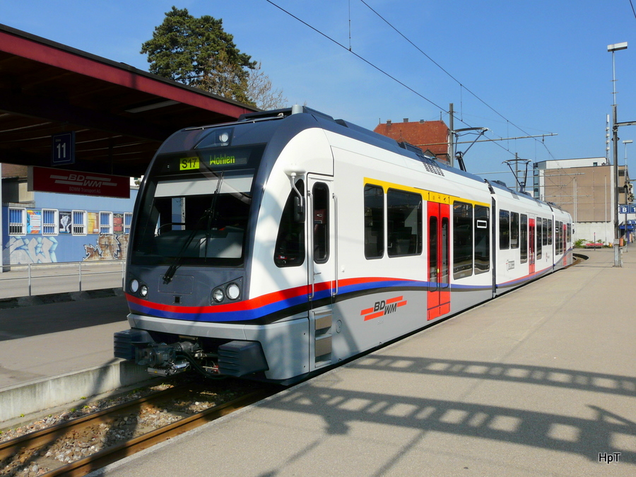 BD WM - Triebwagen   DIAMANT   ABe 4/8 5002 in Dietikon am 22.04.2010
