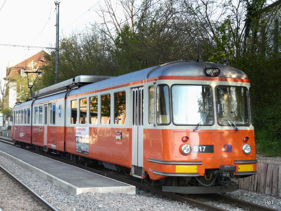 BD/ WM  - Triebwagen BDe 8/8 1 in Wohlen am 22.04.2010