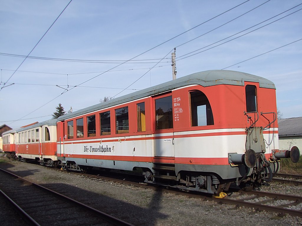 BD4ip22254  Die Umweltbahn  steht ab Ende 2009 wohl mit Einstellung der Haager-Lies endgltig am Abstellgleis;091113