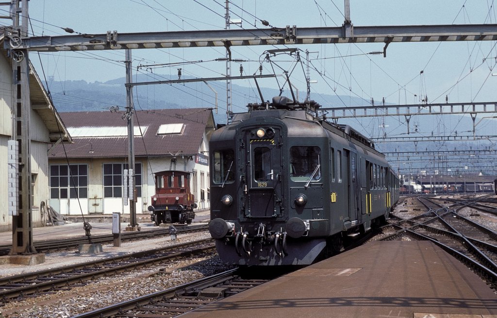 BDe 4/4 1629  Olten  13.07.86