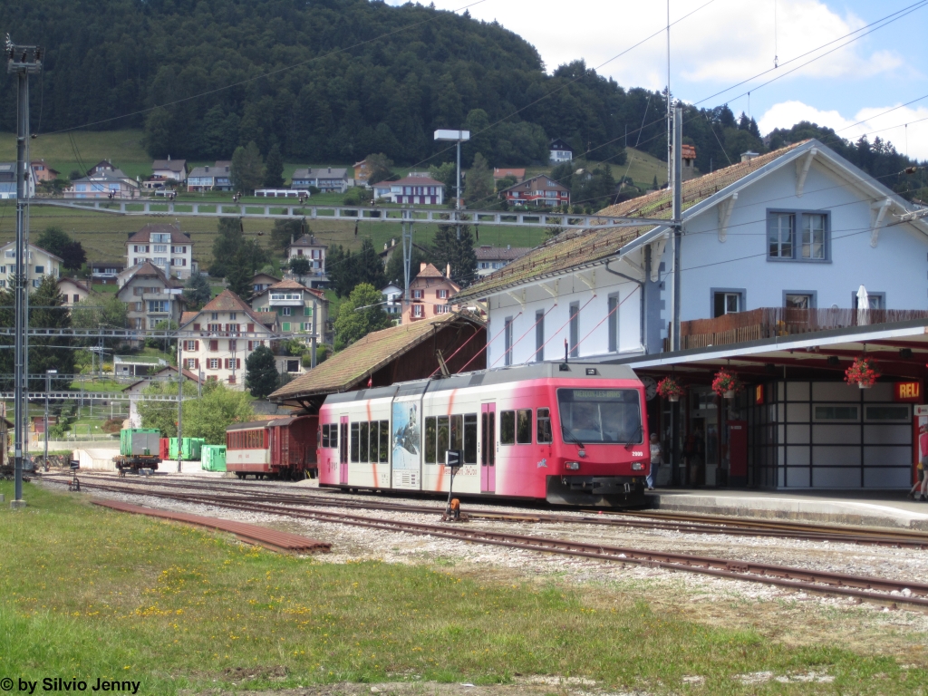Be 2/6 2000 am 10.8.2012 im Hhenkurort und Travys Endstation Sainte-Croix.