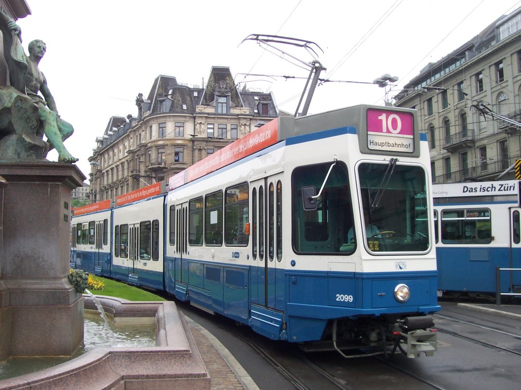 Be 4/8 - 2099 am Bahnhofsplatz am 16.05.2006