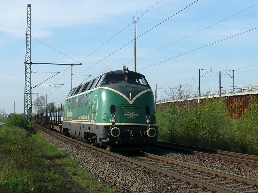 BEG-D9 (92 80 1220 053-3 D-BEG), ex V200 053 (KM 1957, FNr.18297)
Kln-Wahn
06.04.11