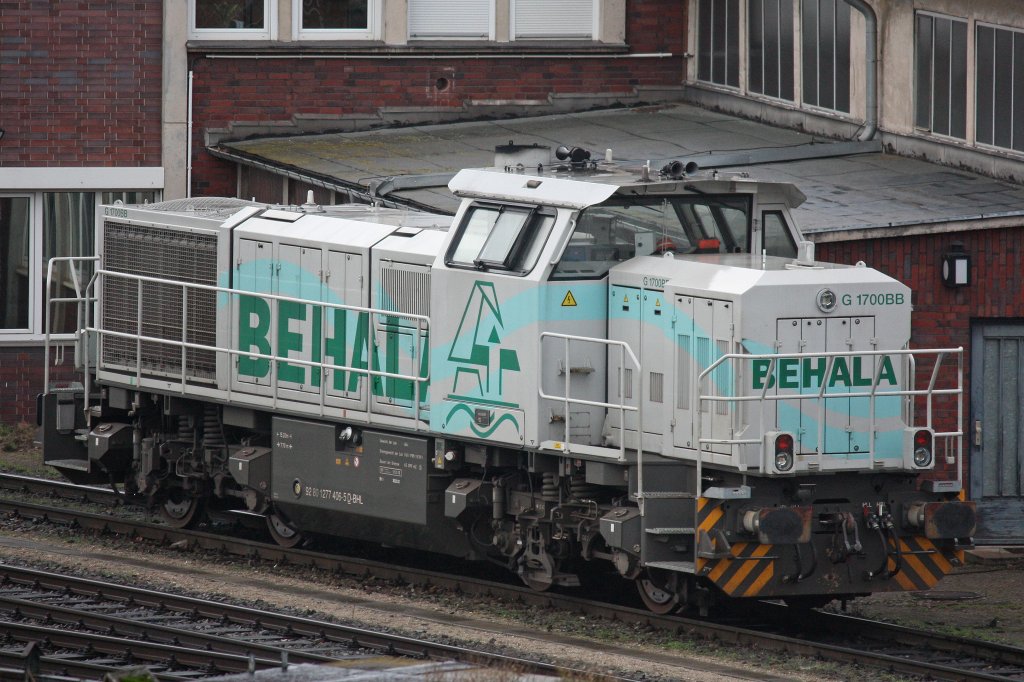 BEHALA 277 406 am 4.1.13 abgestellt in Berlin Westhafen.