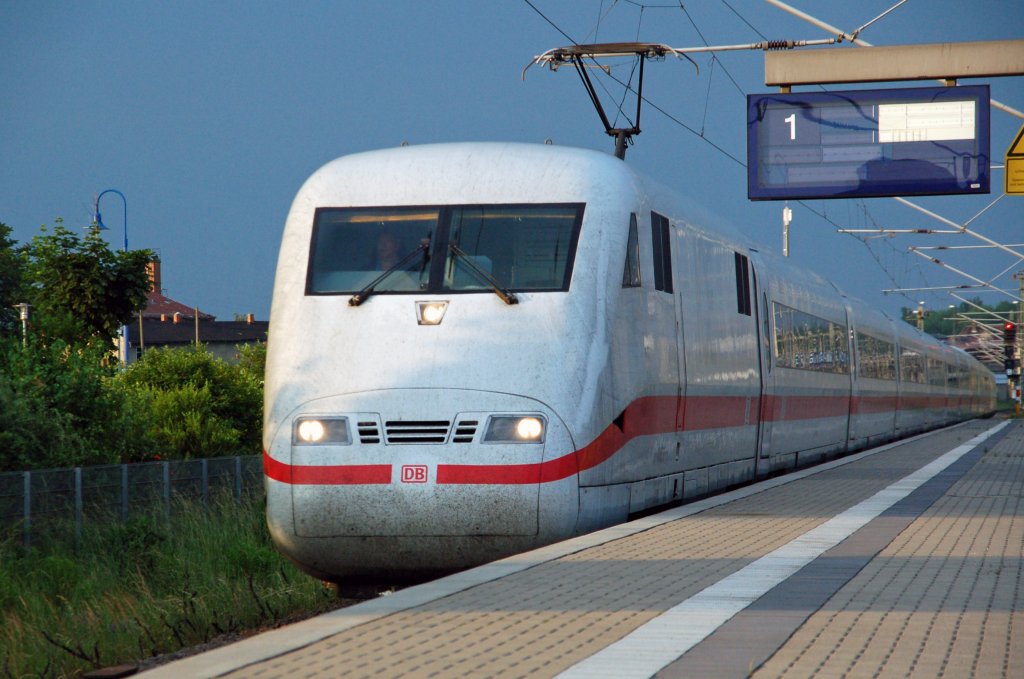 Beim warten auf den IC 61259 der mich nach Berlin brachte, fuhr mir am