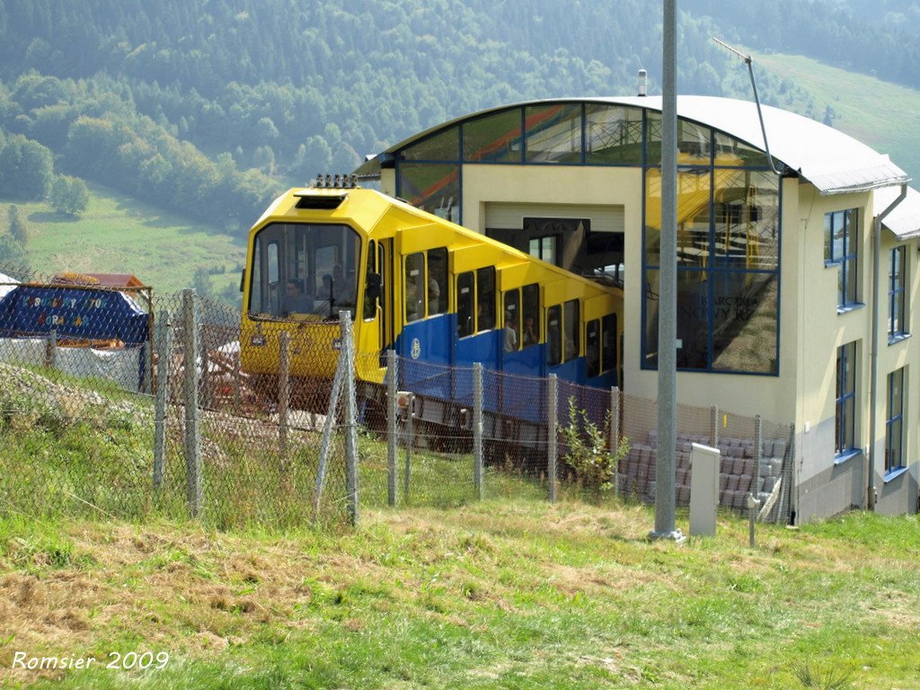 Bergbahn Gora Zar,Międzybrodzie Zywieckie bei Żywiec,Beskidy
