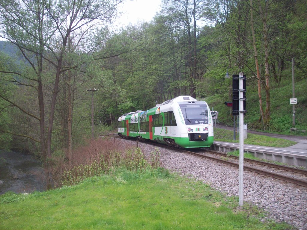 Besuch der Erfurter Bahn im Schwarzatal. (13.05.2010)
