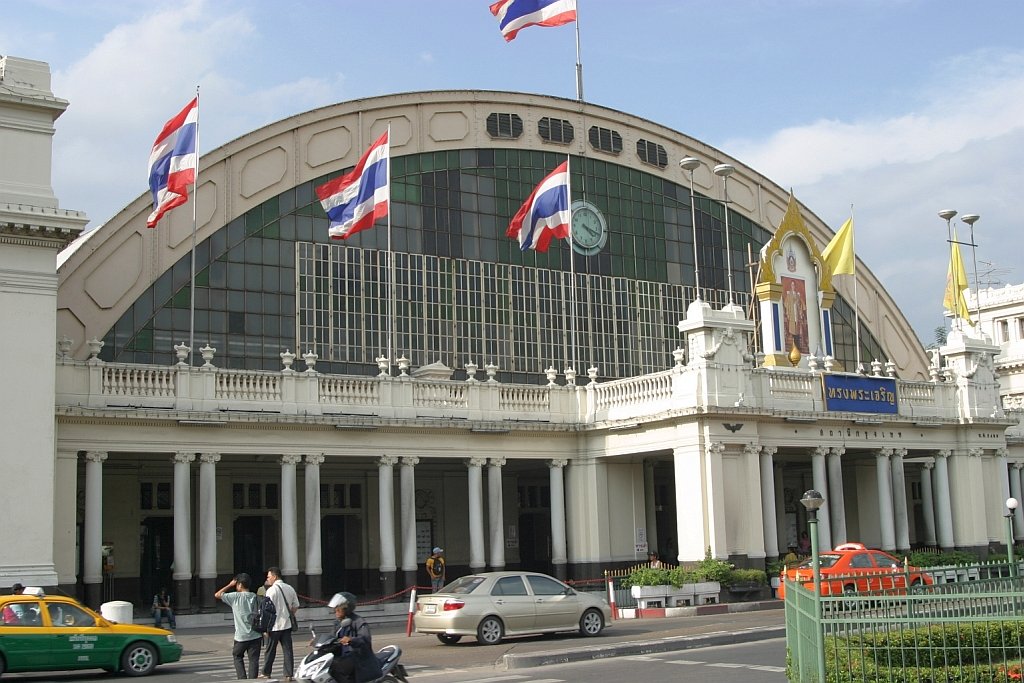 Bf. Hua Lamphong, der Hauptbahnhof von Bangkok am 22.Mai 2007.