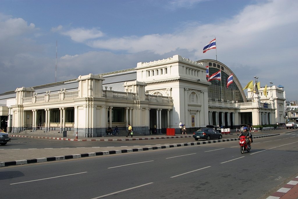 Bf. Hua Lamphong, der Hauptbahnhof von Bangkok am 22.Mai 2007. 