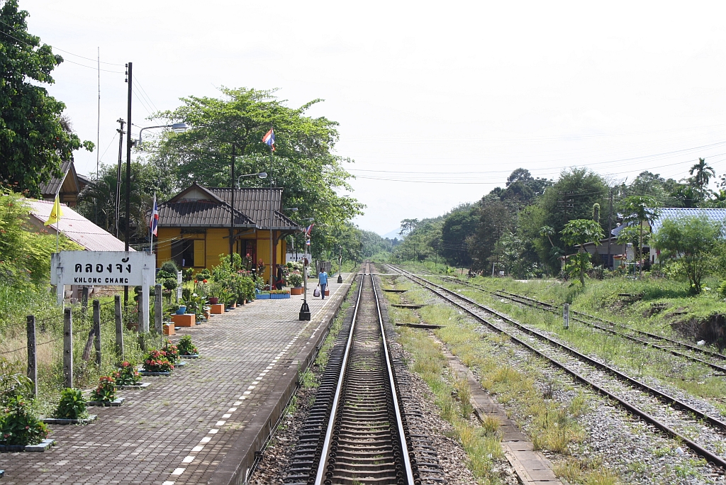 Bf. Khlong Chang, Blickrichtung Thung Song Jn., am 07.Jnner 2013. 

