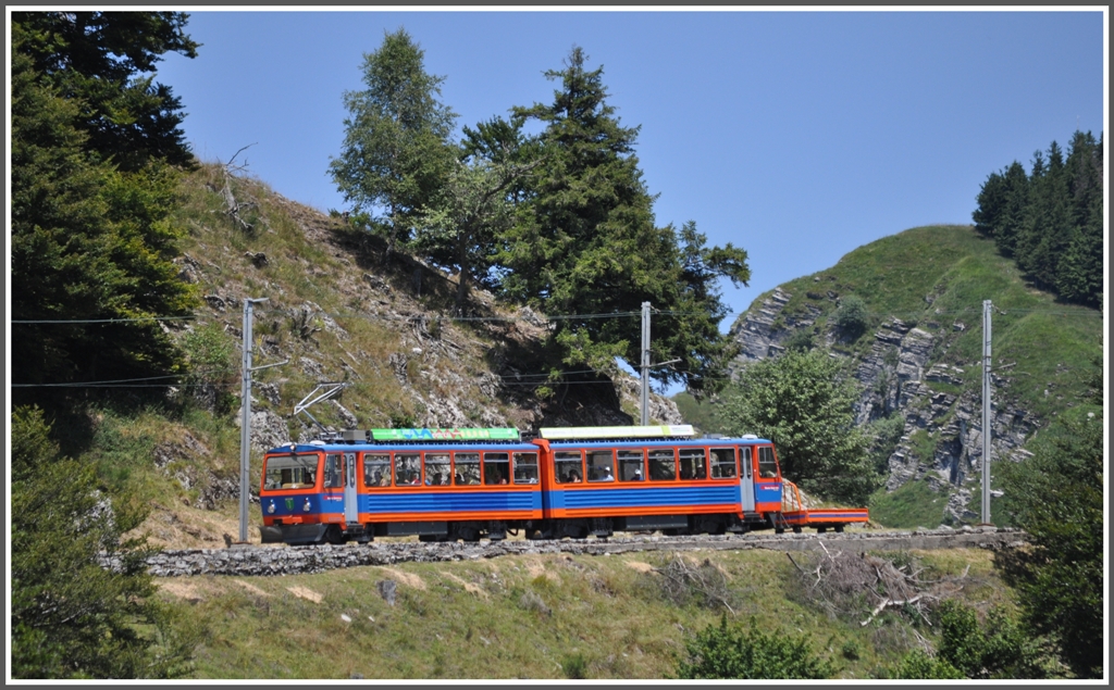 Bhe 4/8 14  St.Gallen  zwischen Bellavista und Generoso-Vetta (16.07.2012)