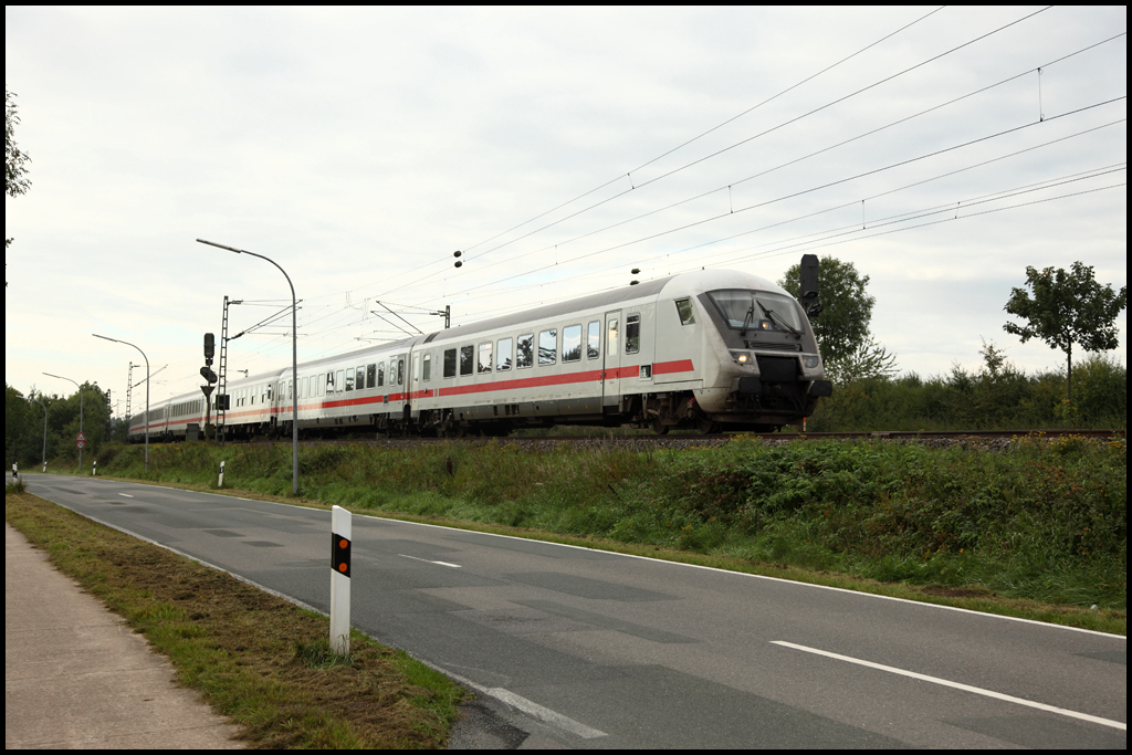 BlackNose: Steuerwagen vorraus ist IC 2212, Koblenz Hbf - Ostseebad Binz, in Richtung Norden unterwegs. (19.09.2010)