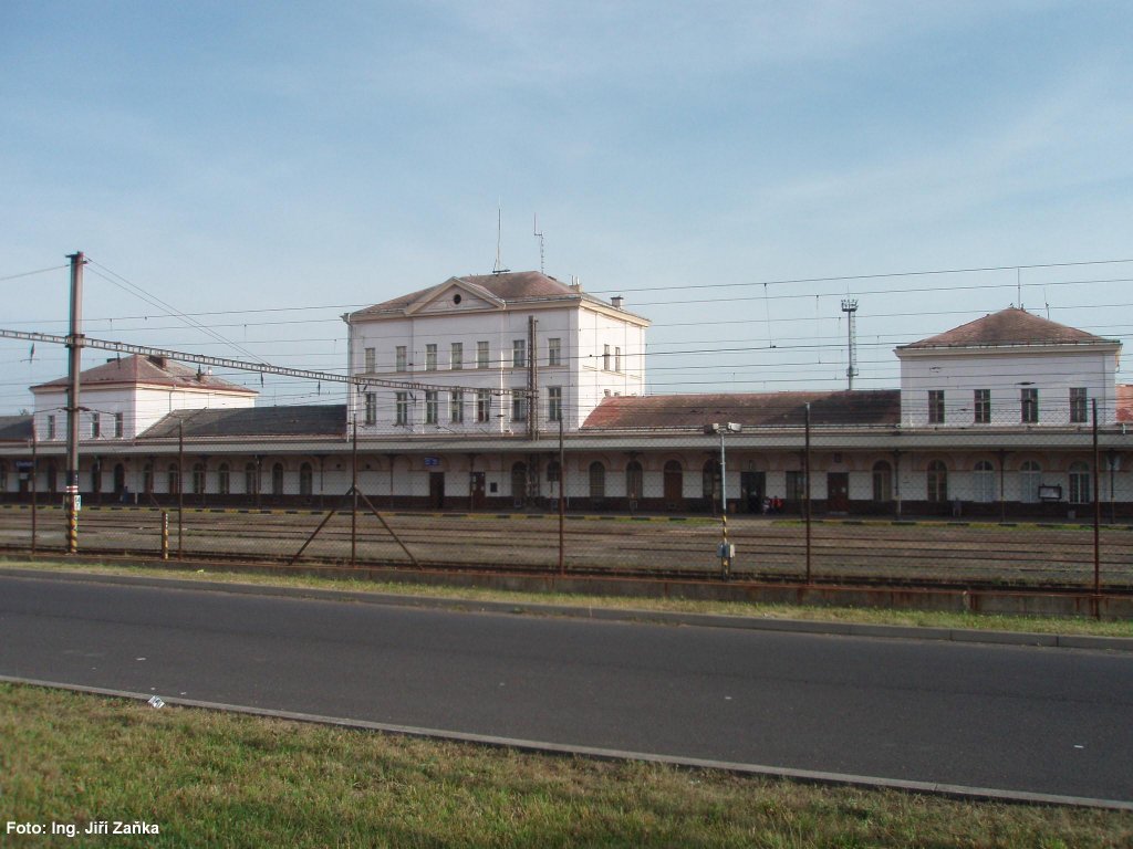 Blick auf den Bahnhof Chomutov (Komotau). (04.09.11)