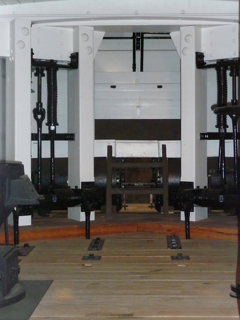 Blick in den Innenraum des Schneepflugs der Coudersport & Port Allegany im Railroad Museum Strasburg, PA (02.06.09) 