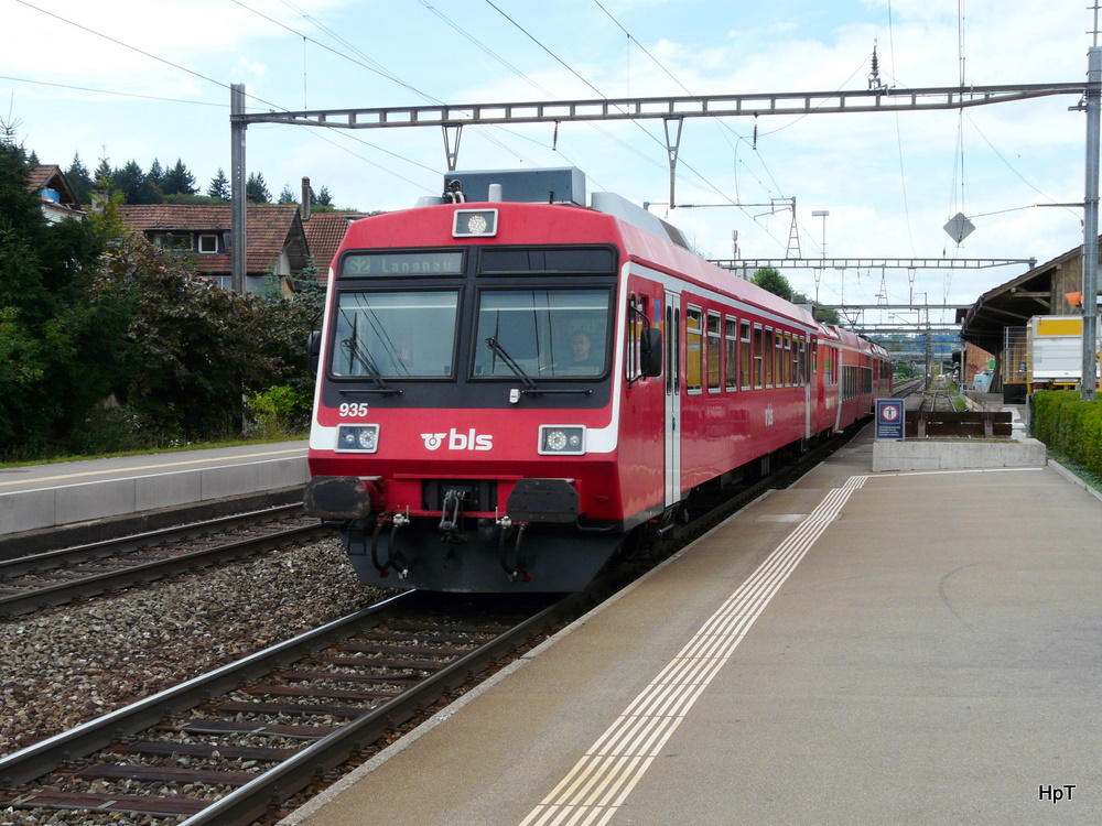 bls - Regio bei der einfahrt in Bmlpiz Sd am 07.08.2011
