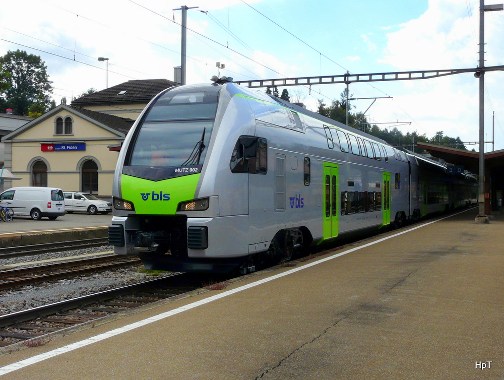 bls - Zufallsfoto vom MUTZ  515 002-4 auf Testfahrt in St-Gallen-St.Fieden am 13.09.2012 