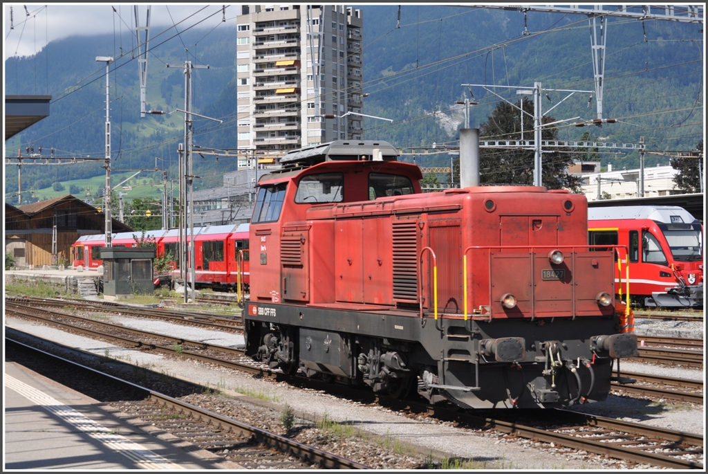 Bm 4/4 18427 in Landquart. (16.08.2012)