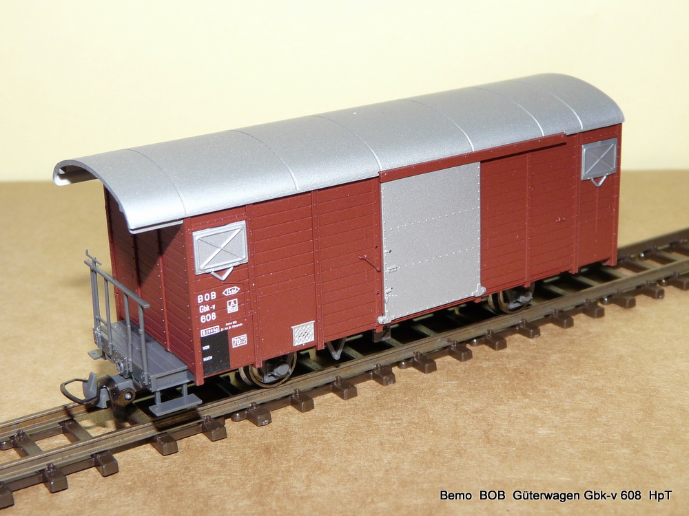 BOB / Bemo Modell - Gterwagen Typ  Gbk-v 608