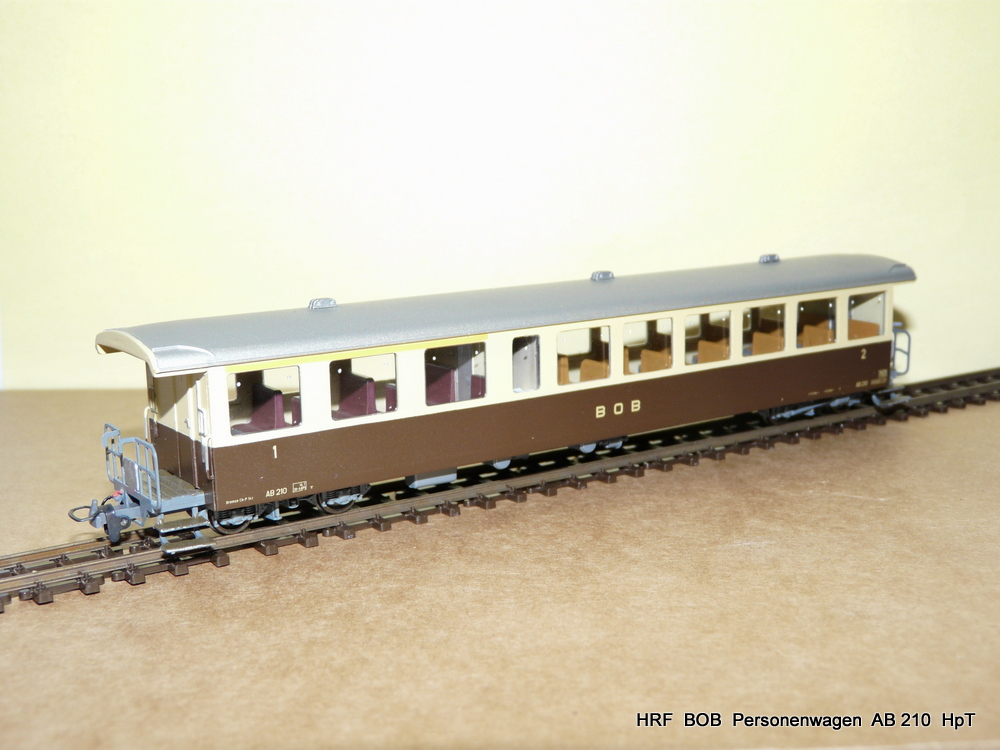 BOB / HRF Modell - Personenwagen 1 + 2 Kl. AB 210