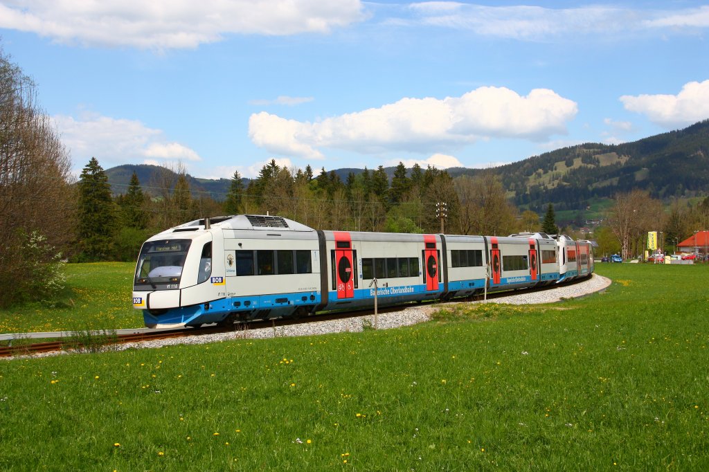 BOB VT 116 + ?? nach M�nchen bei Hammer - 2.5.2012