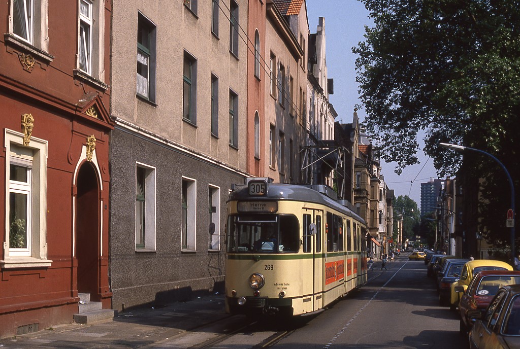 Bochum Tw 269, Herne Schulstra�e, 12.06.1989.
