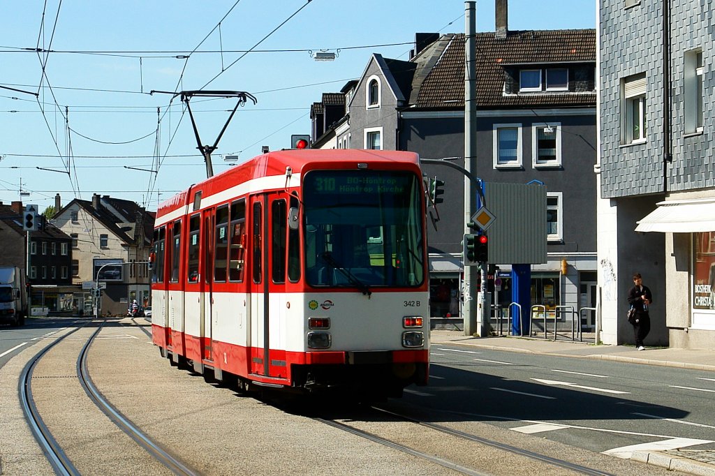 BOGE 342 auf der Wittenerstr. Richtung Bochum HBF mit der Linie 310.