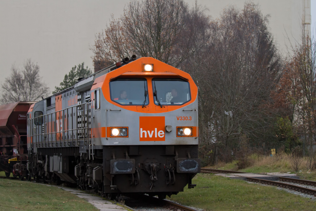 Bombardier‘s „Blue Tiger “ im Anschluss des Anklamer Hafens. - 26.10.2011
