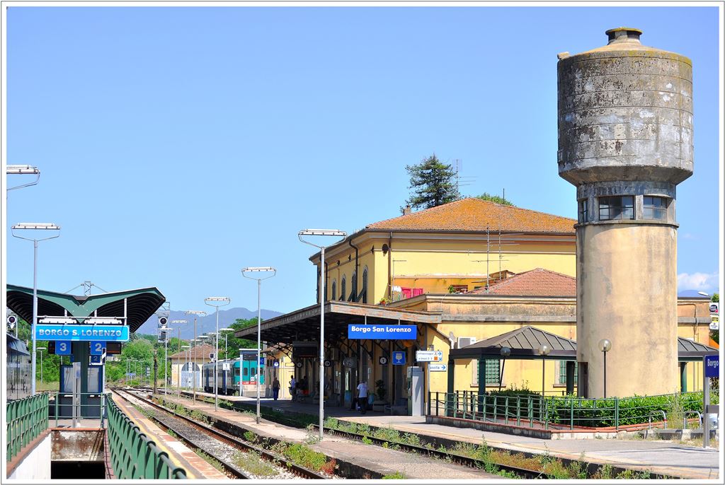 Borgo San Lorenzo an der Appeninstrecke von Faenza nach Firenze in seiner ganzen Schnheit. (17.06.2013)