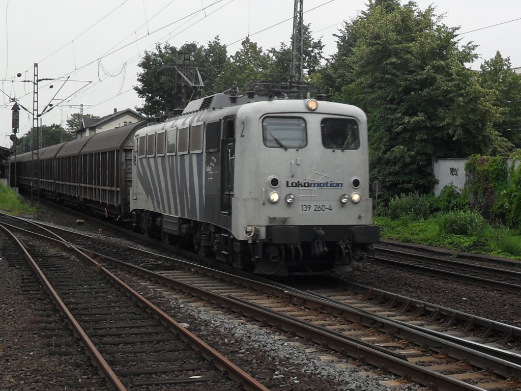 Br 139 von der Firma Lokomotion in Beuel am 7.7.10