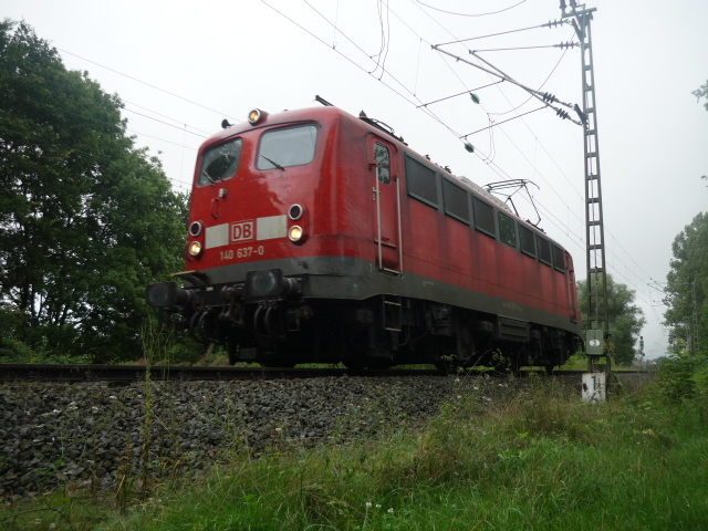 BR 140 637-0 fhrt in den gbf Salzgitter Beddingen.
