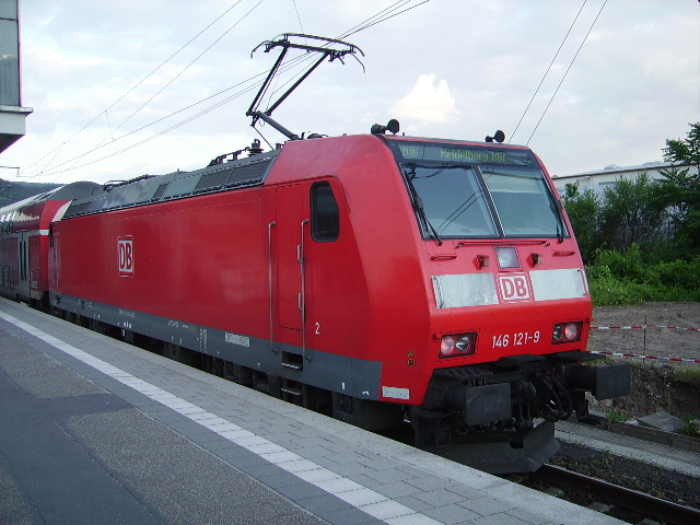 BR 146 der DB in Heidelberg Hbf am 19.06.10