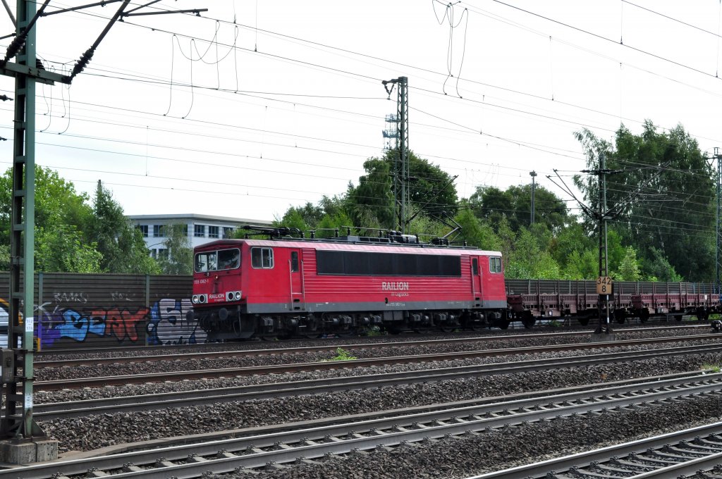 BR 155 082 mit GZ bei Hamburg-Harburg, 04.08.2010