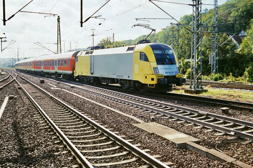 BR 182 518-1 mit RB von Eisenach nach Halle/S.am 07.09.11