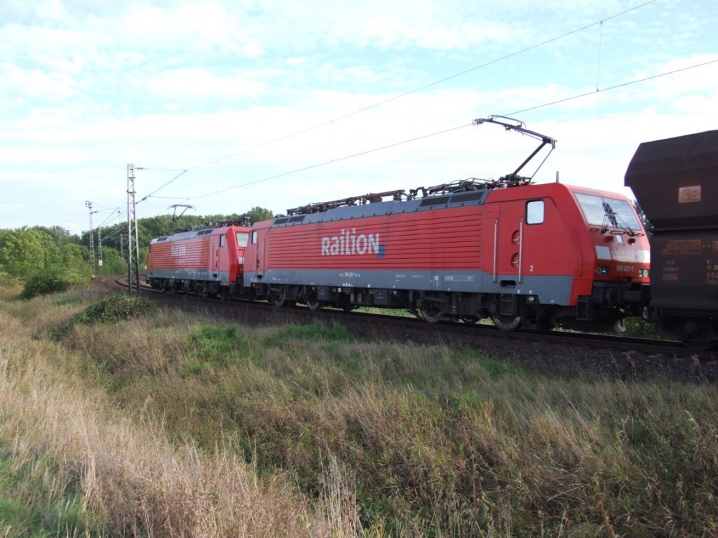 BR 189 als Doppelgespann der sogenannten Erzbomber.