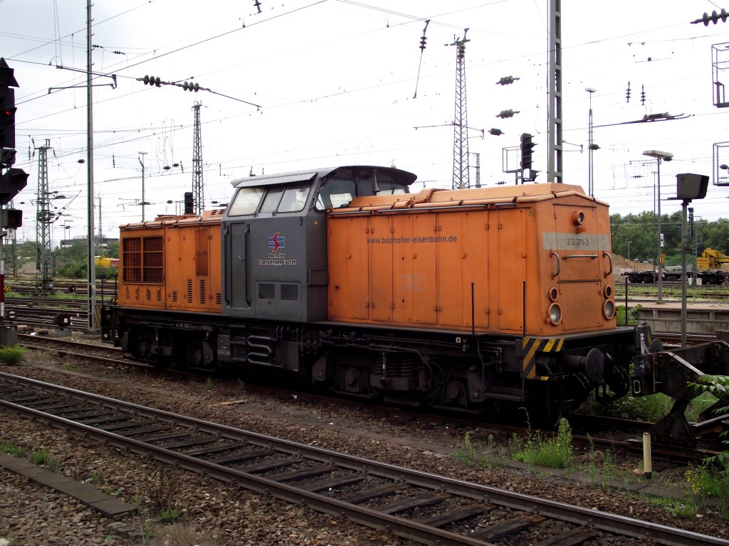 BR 203 der Bocholter Eisenbahn in Mannheim Hbf am 29.07.11 