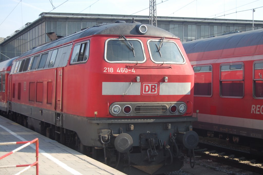 BR 218 460-4 am 3. Mrz 2012 in Mnchen (HBF)