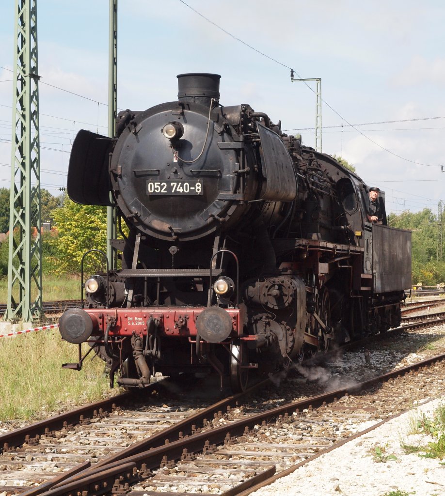 BR 52 740-8 in Amstetten/Wrtt. am 11.9.2010