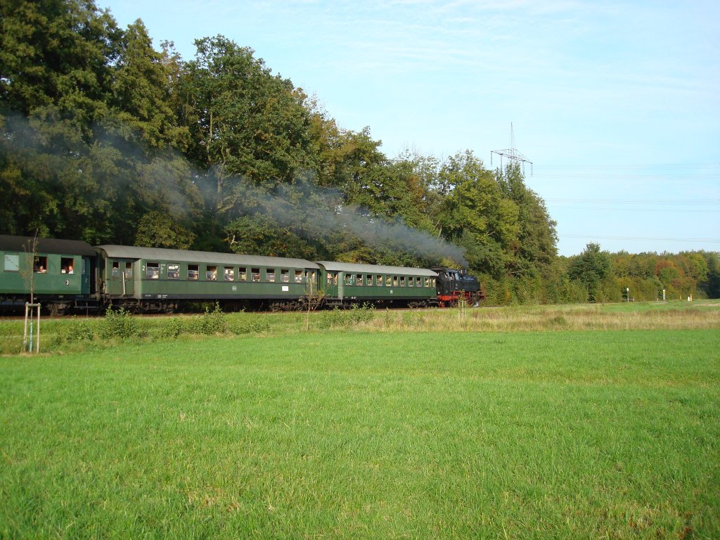 BR 64 mit dem Rebenbummler auf dem Weg nach Freiburg,
Okt.2007