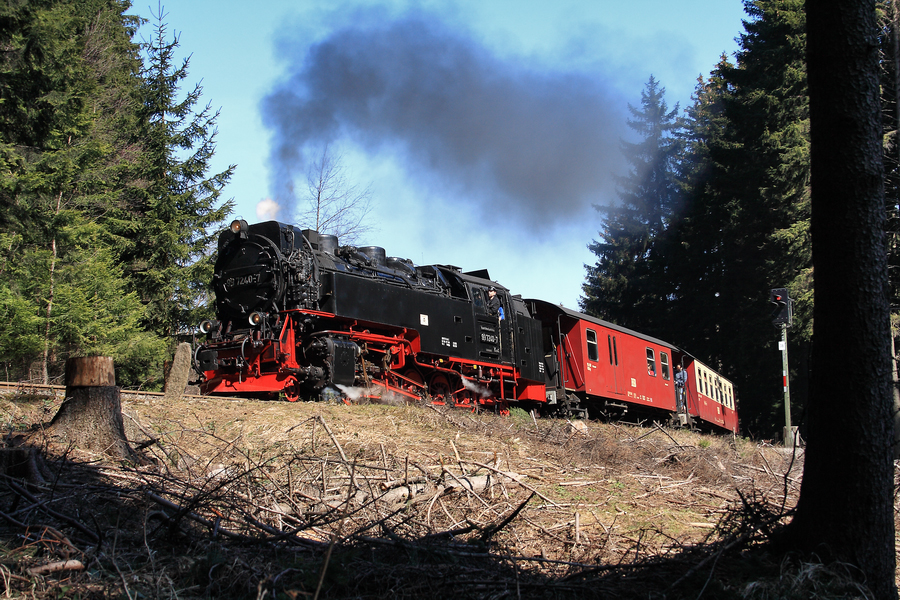 Brockenbahn April 2010