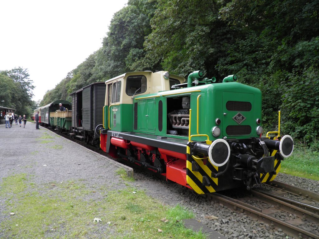 Brohltalbahn (Vulkan-Express) Lok D5 in Brohl (28.08.2011)