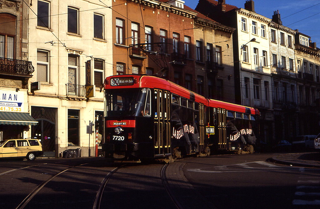 Brssel Tw 7720 in der Koninginne Straat, 19.09.1997.