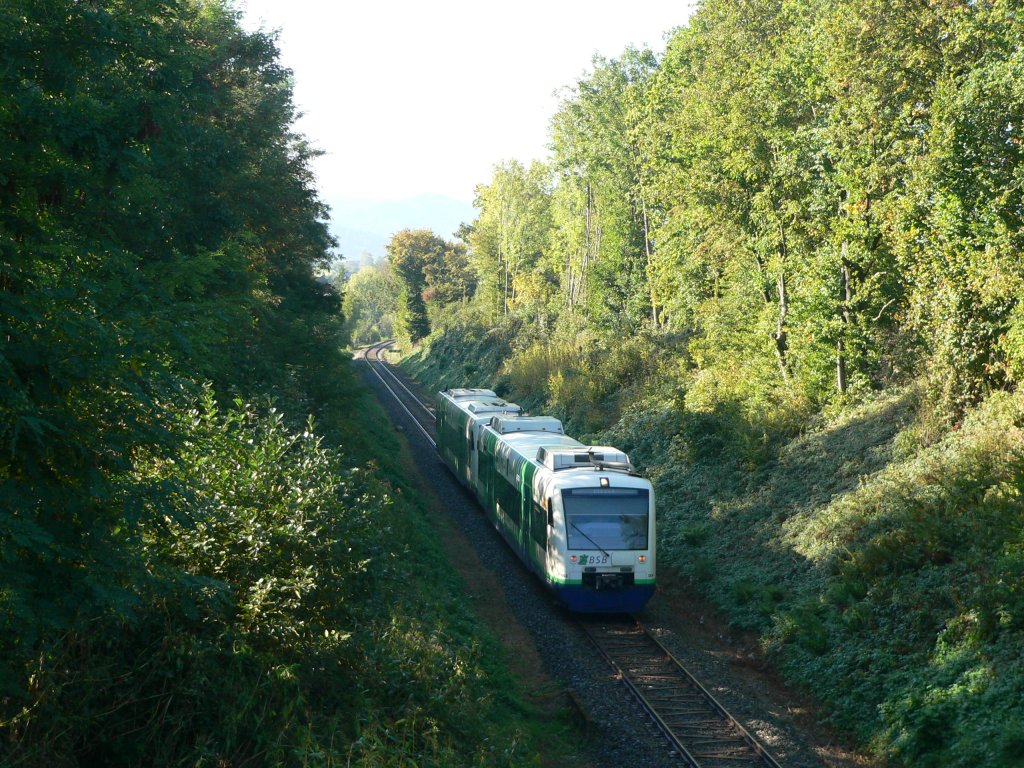 BSB-Zug nach Elzach, am 1.10.2011 in Bleibach.