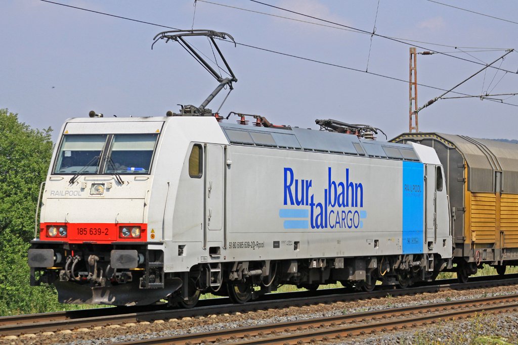 B Km 75,1 185 639-2 Rurtalbahn in Richtung Gttingen am 25.07.13  14:39
