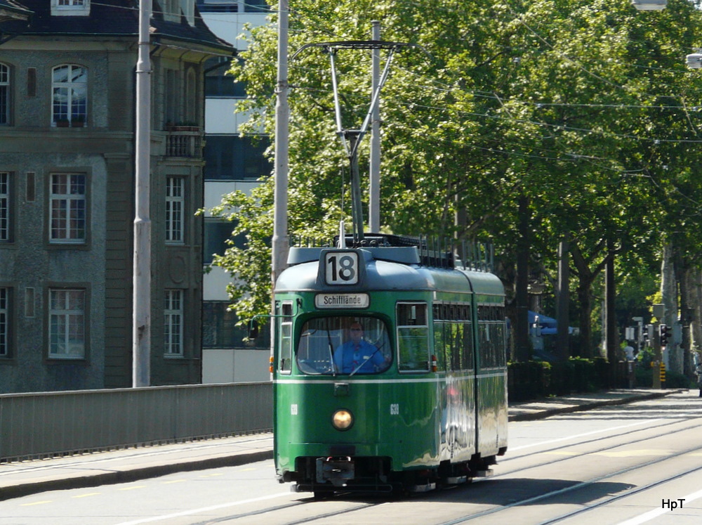 BVB - Be 4/6  639 unterwegs auf der Linie 18 am 24.05.2010