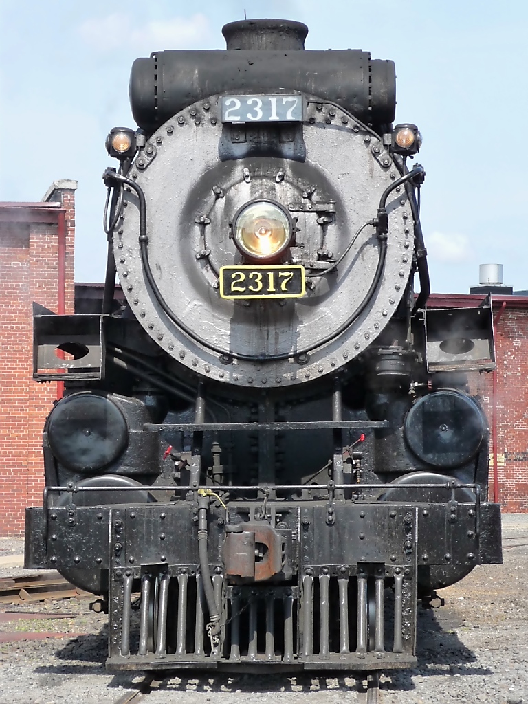 Canadian Pacific #2317 in  Steamtown  Scranton, PA (4.6.09)