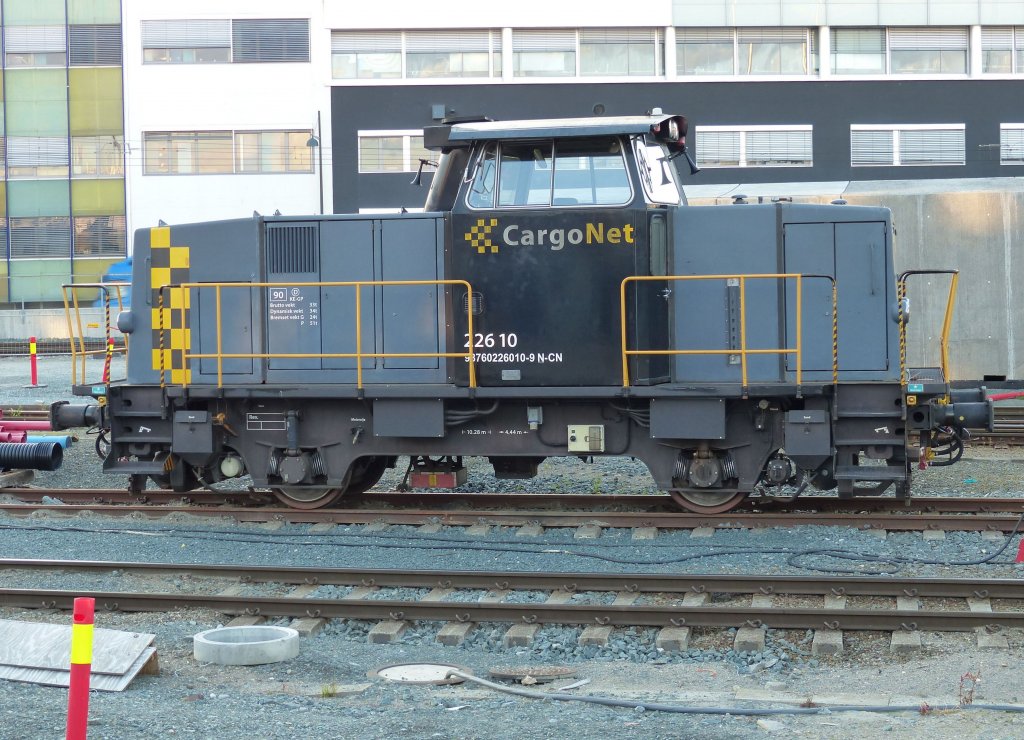 CargoNet 22610 am 24.07.2013 im Bahnhof Trondheim.