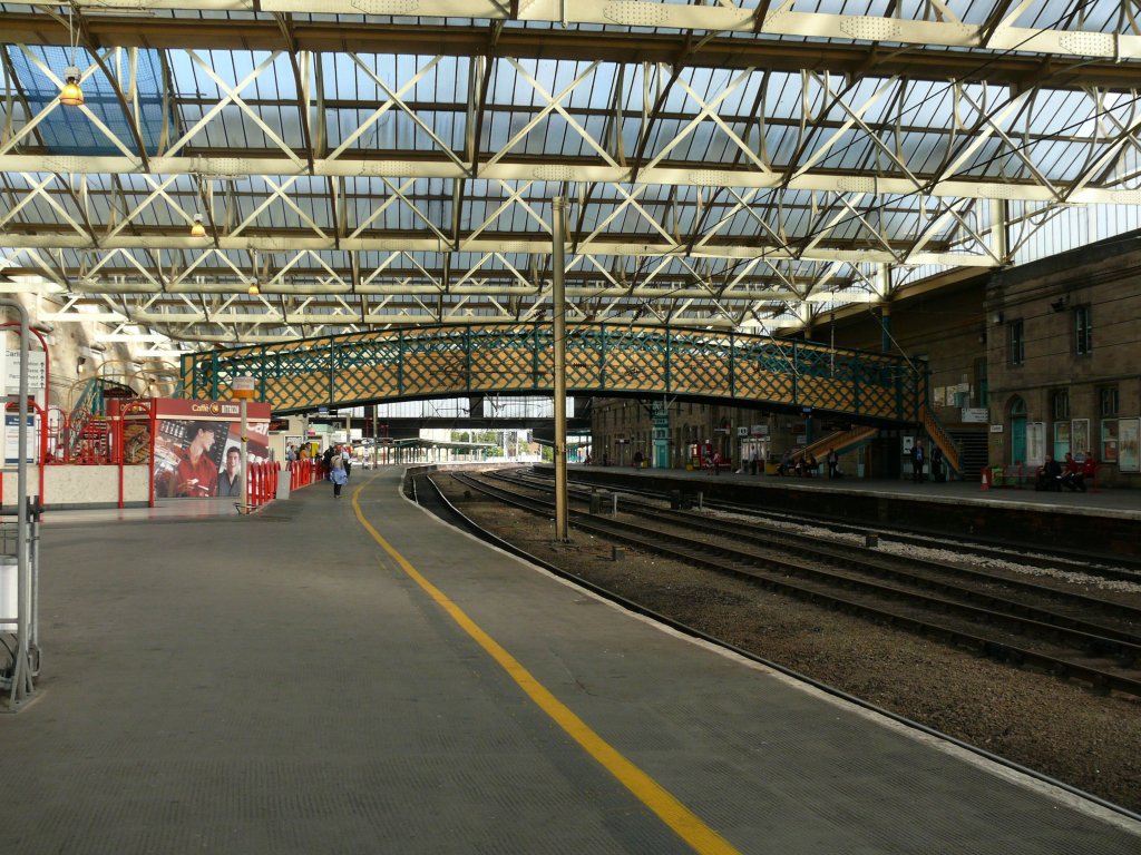 Carlisle, 'Grenzbahnhof' nach Schottland am 18.07.2009