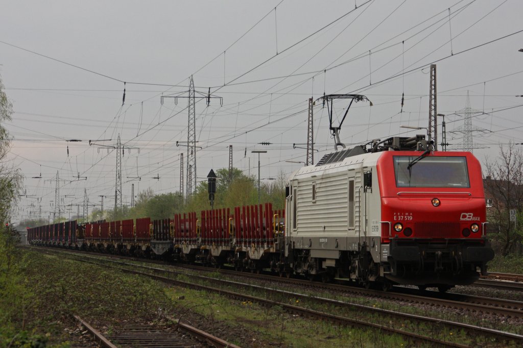 CB Rail E37 519 am 7.4.11 in Ratingen-Lintorf.