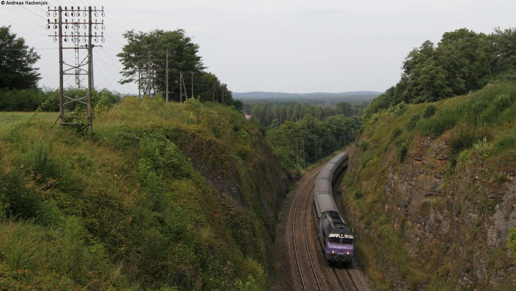 CC 72138 mit CIC 1741 (Paris Est-Belfort) bei Chaux-l�s-Port 15.8.12