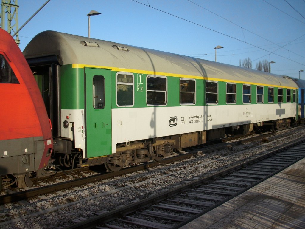 CD 1.Klassewagen Aee im EC 379 Binz-Brno am 29.Dezember 2009 in Bergen/Rgen